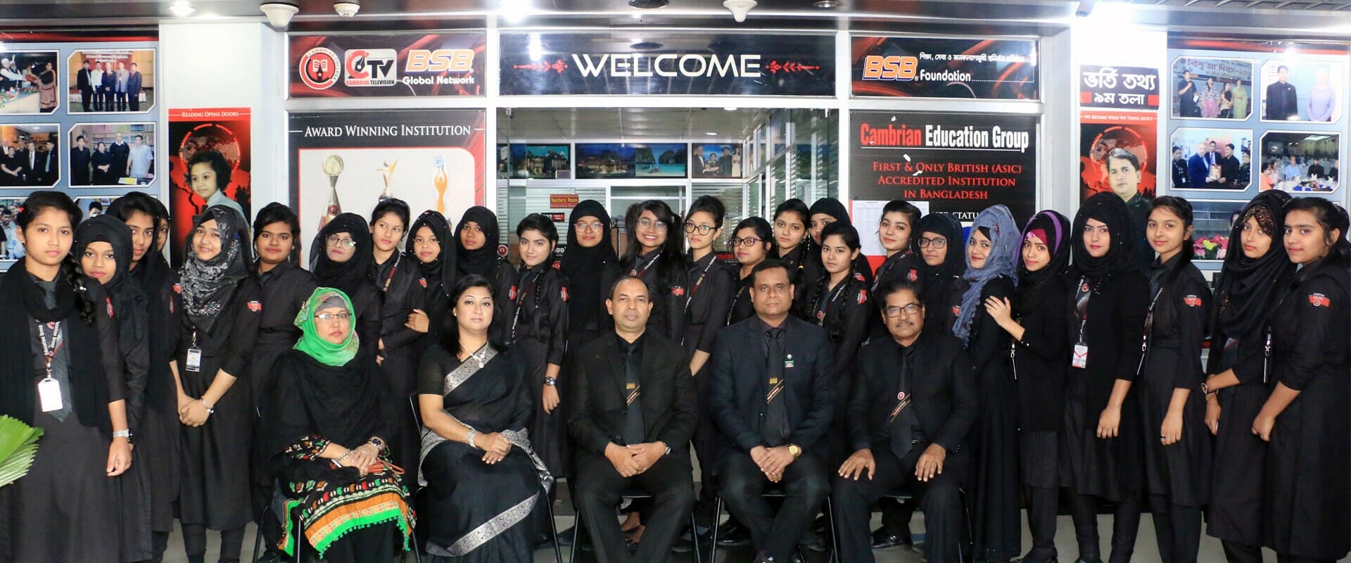 King’s College Teachers with Students